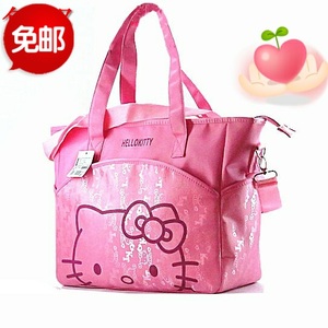 包邮Hellokitty卡通可爱妈咪包单肩斜跨包待产母婴包手提包旅行包妈咪包