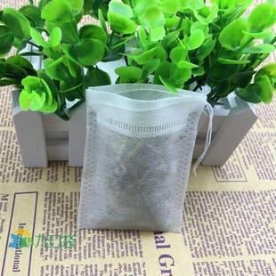 100个7*10cm无纺布抽线煎药袋 泡酒袋 隔渣袋 煲汤袋 过滤卤料包