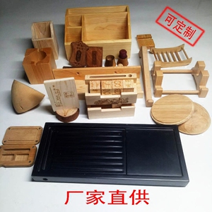 厂家直销订做异形木头工艺品加工 span class=h>定制 /span>收纳 span
