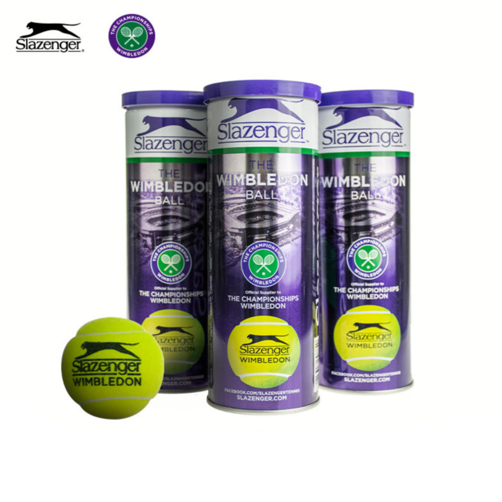施莱辛格网球正品单人网球Slazenger罐装网球铁罐比赛网球3粒/桶