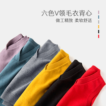 1男童毛线马甲宝宝针织背心春装儿童毛衣薄款女童坎肩马夹