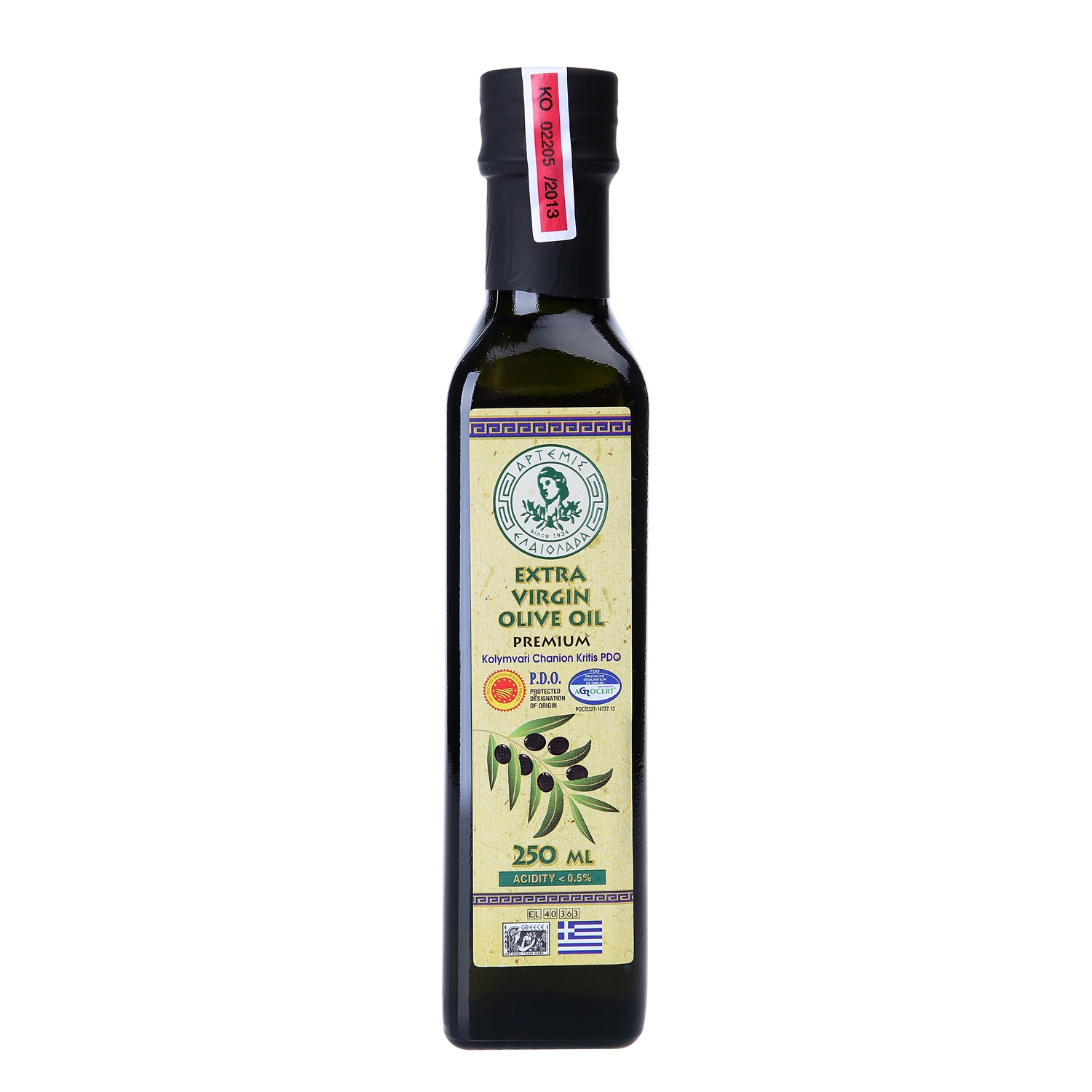 ARTEMIS 阿蒂米斯 P.D.O系列 希腊原装进口特级初榨橄榄油 250ML