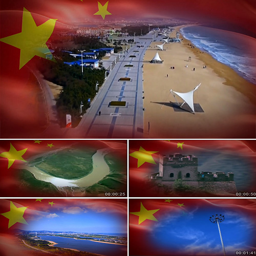 厉害了我的国 祖国腾飞发展 新中国面貌大好河山 国家 视频素材