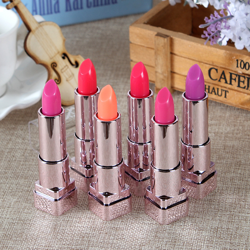 正品卡苏米 温感变色口红 红萝卜素悄悄红唇膏