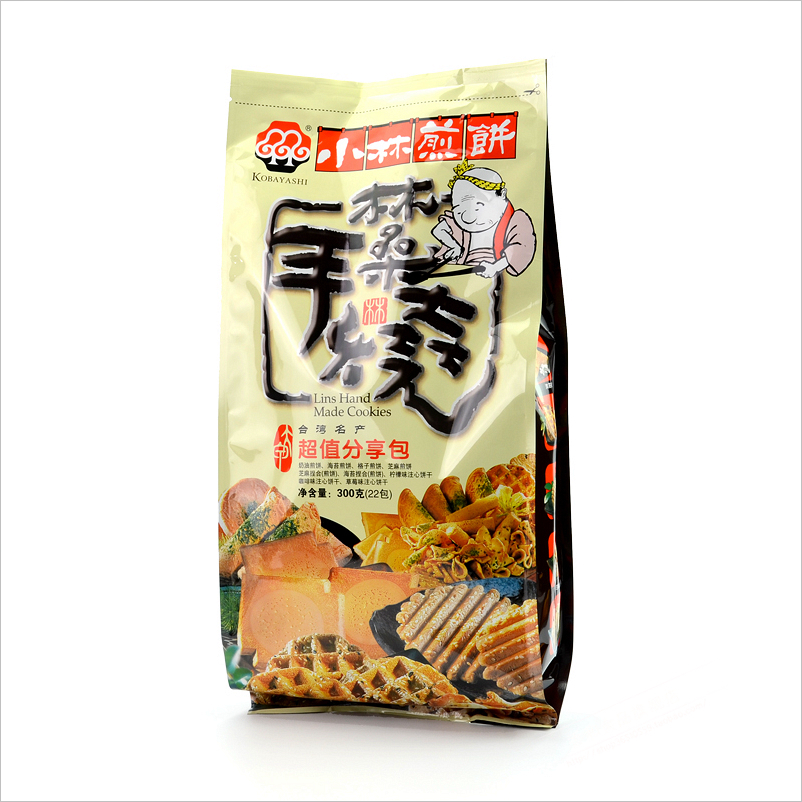 上海小林煎饼林桑手烧超值分享包台湾特产美食大礼包组合传统特色