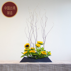 中国台湾品牌制造小原流船型塑 span class=h>日式 /span>花器 花道 