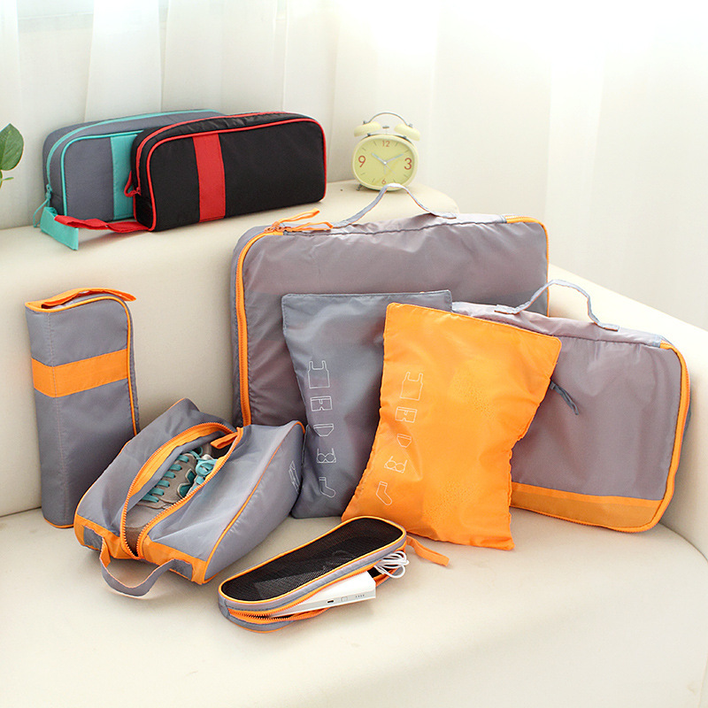 新款收纳专家 旅行收纳袋防水7件套衣服收纳包