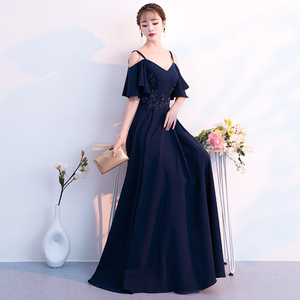 女2018新款宴会高贵优雅性感 span class=h></p></a>吊带 /span>名媛聚会显瘦