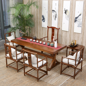 实木茶桌椅组合中式创意简约茶台仿古 功夫茶几泡茶桌特价餐桌