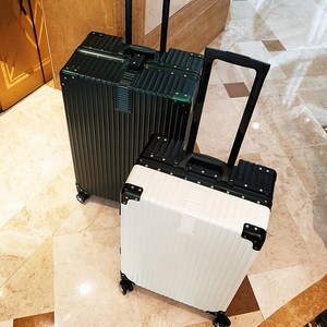 行李箱拉杆旅行箱多功能储物箱女士清新小型铝框收纳手拉箱箱包