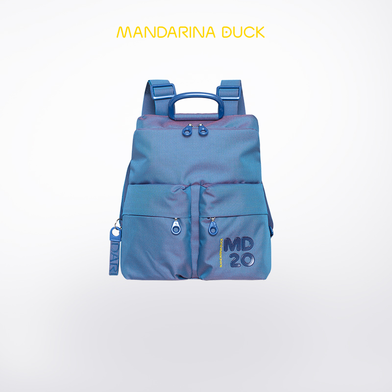 Mandarina duck/意大利鸳鸯双肩包女新款休闲时尚轻便斜挎包旅行