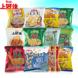 膨化食品薯片上好佳图片