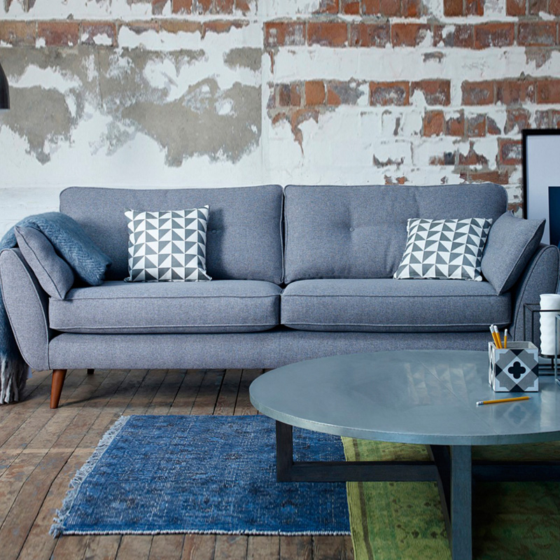 北欧风格小户型布艺沙发设计师简约现代双人三人客厅家具沙发组合