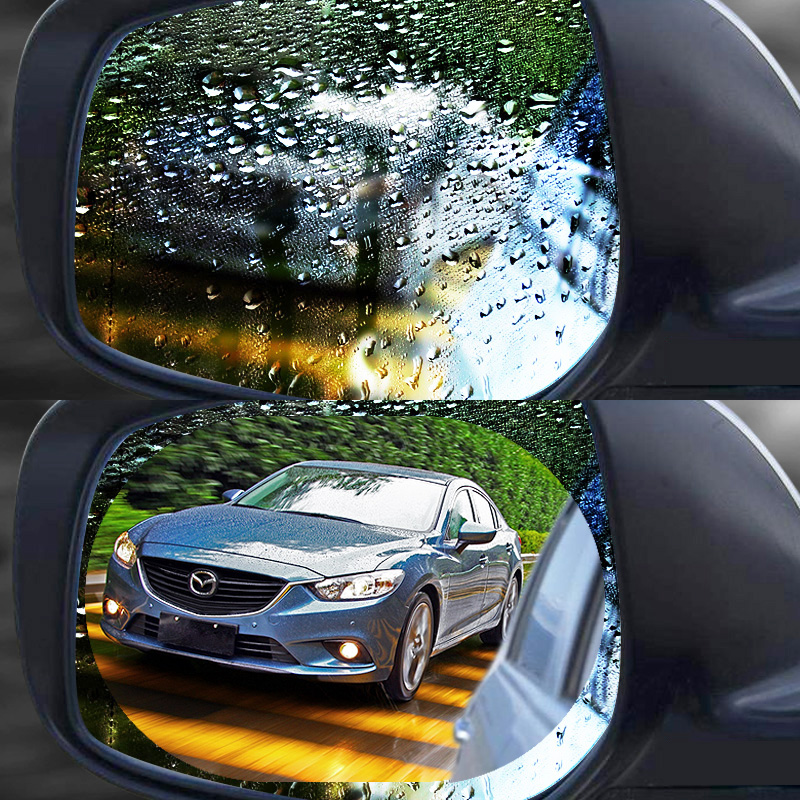后视镜防雨贴膜汽车倒车镜反光镜侧窗防水防雨膜纳米防雾通用全屏