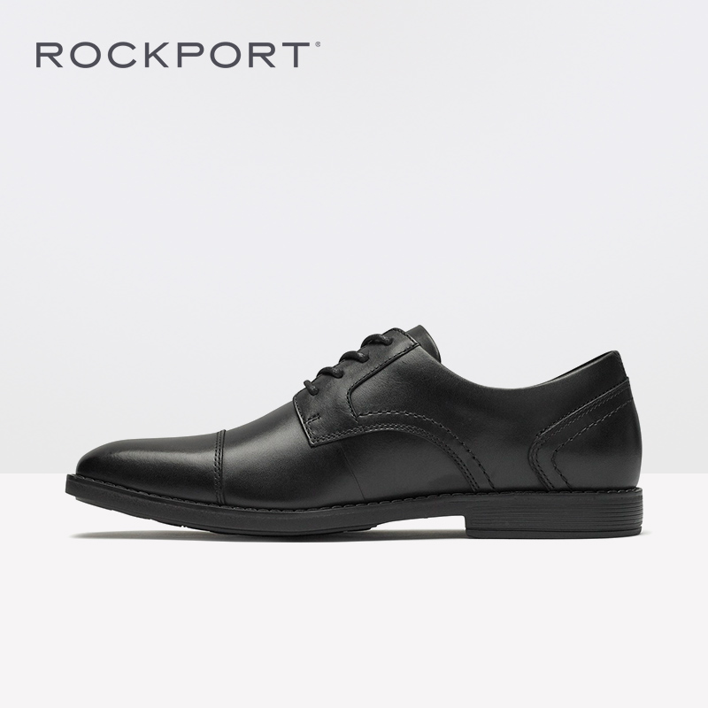 Rockport/乐步商务正装男鞋方头德比鞋三接头英伦休闲皮鞋CH2743