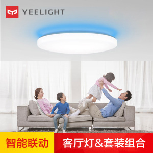 Yeelight智能吸顶灯套装组合 LED简约现代卧室客厅 全屋灯具套餐吸顶灯