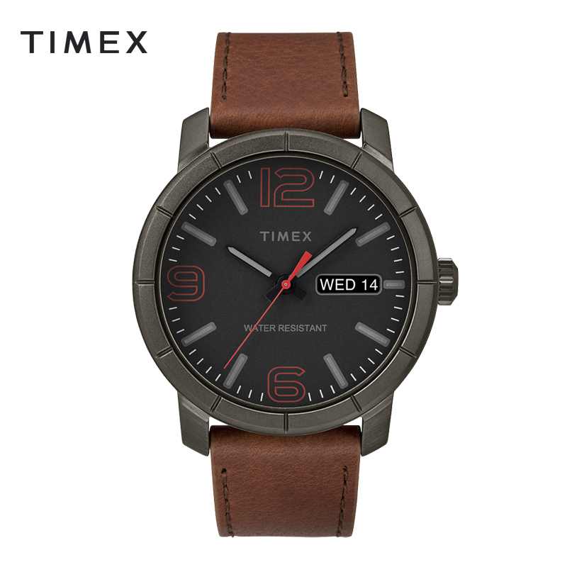 TIMEX天美时户外运动手表多功能简约潮流石英皮带男表TW2R64000