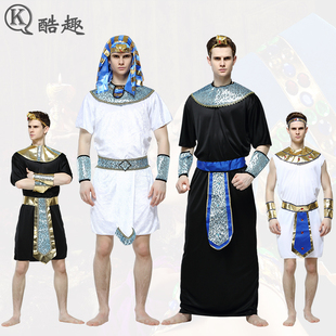 万圣节cosplay化妆舞会角色扮演衣服古埃及法老服装成人男演出服