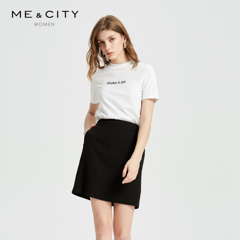 【本周新品】MECITY女装2019夏季新款商务ins超火的包臀半身裙