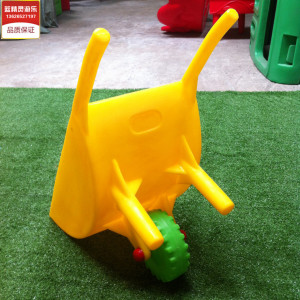 感统独轮小推车玩具幼儿园独轮手推车儿童翻斗车塑料平衡车加厚款