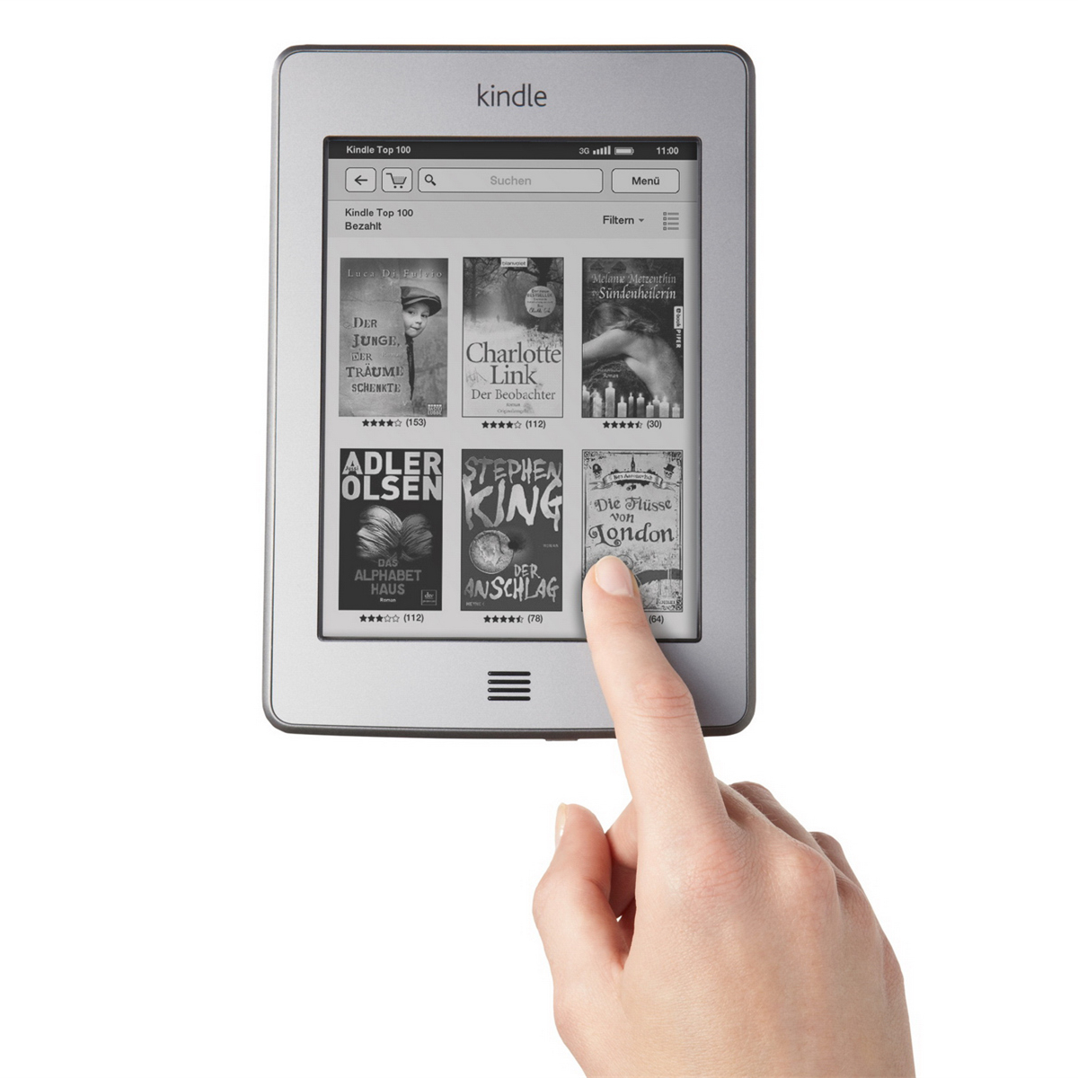 亚马逊Kindle TouchKT电纸书阅读器Eink墨水屏朗读MP3触屏