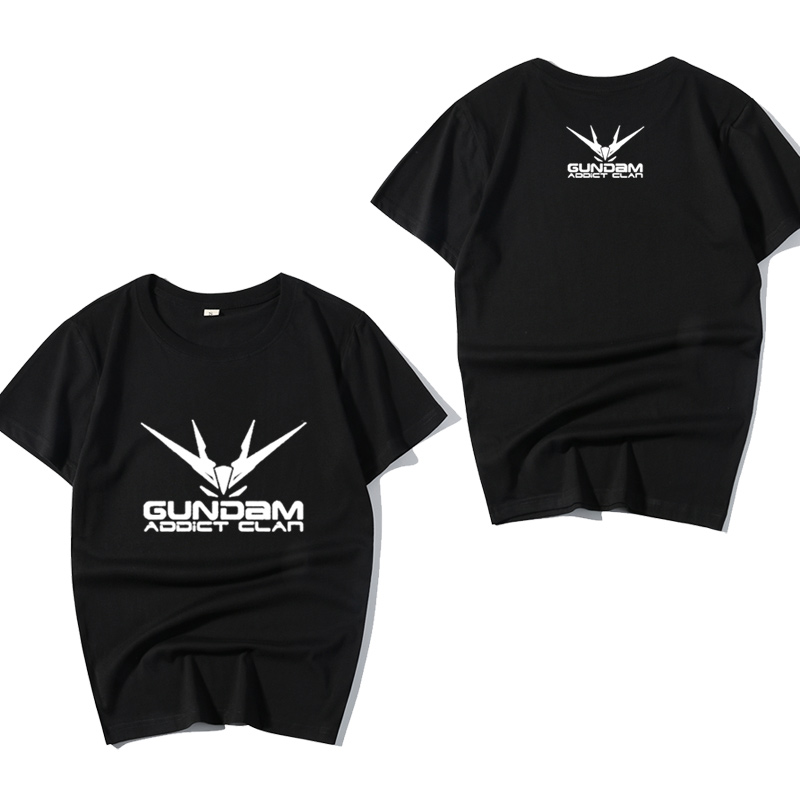 机动战士高达 t恤短袖男Gundam独角兽衣服天人标志夏季半袖衣服