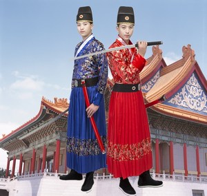 汉服成人古装侠士服装改良中国风套装成人明朝锦衣卫飞鱼服装女装