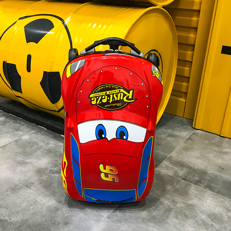 儿童旅行箱男孩18寸玩具拉杆箱汽车皮箱行李箱多功能户外旅行箱