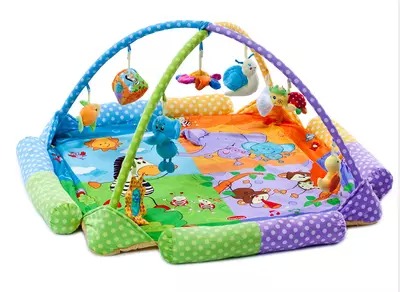 蚊帐儿童游戏垫游戏毯爬行毯宝宝健身架音乐毯挂件婴儿健身架