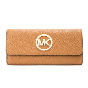 michael kors  span class=h>fulton /span> 横款翻盖mk字母装饰牛皮