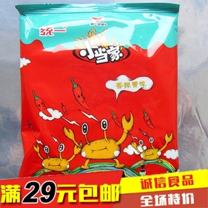 统一 小当家 干脆面 干吃面方便面 26g 香辣蟹味80后回忆满包邮 ￥ 0.