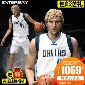 enterbay德克诺维斯基兵人模型nba篮球手办 / eb可动人偶诺维茨基