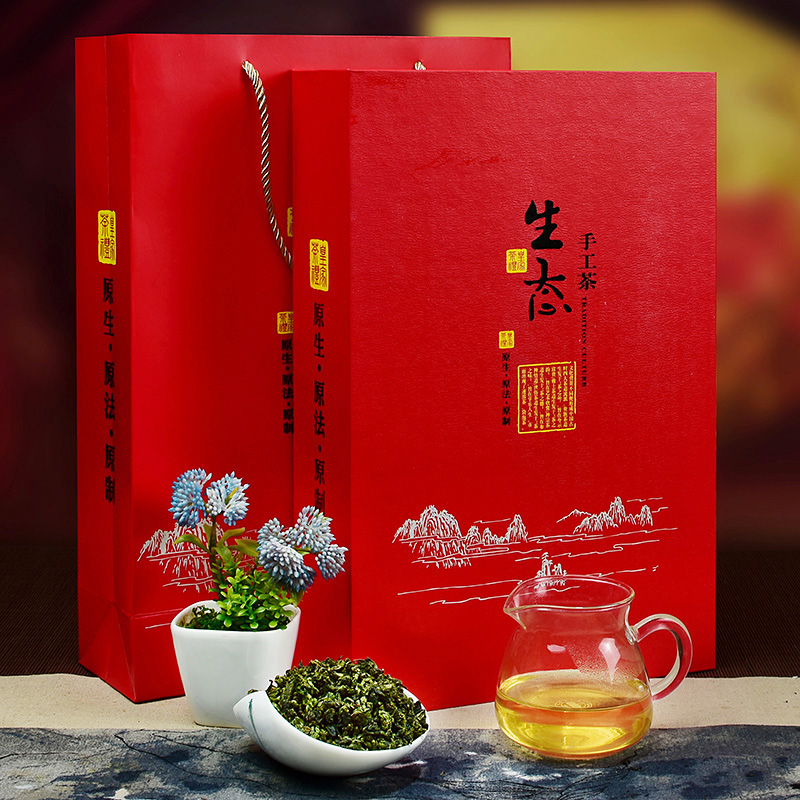 过年春节茶叶礼盒送礼铁观音礼盒装浓香型秋茶1725高档礼品茶250g