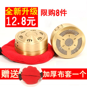 纯铜温灸仪器具家用艾灸盒随身灸腰腹部熏艾盒艾条艾柱艾草熏炙罐艾灸盒
