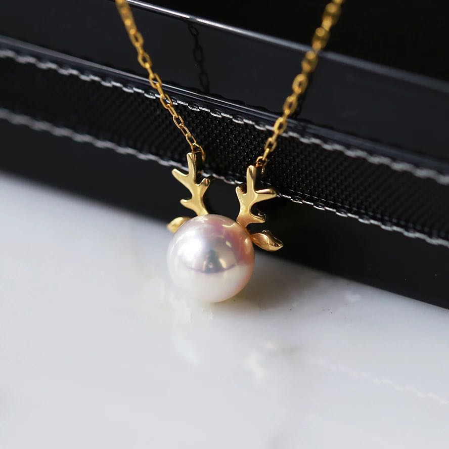 法国轻奢珠宝品牌Tikny蒂珂尼珍珠珠镀14k金项链【一鹿有你】