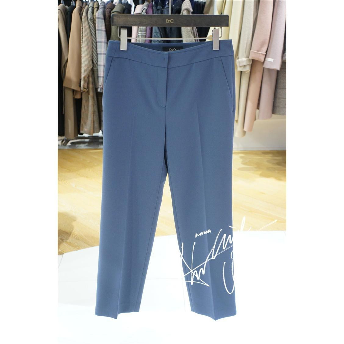 ENC韩国专柜代购 2019年夏 新款正品女装 ENTA92375W 休闲裤