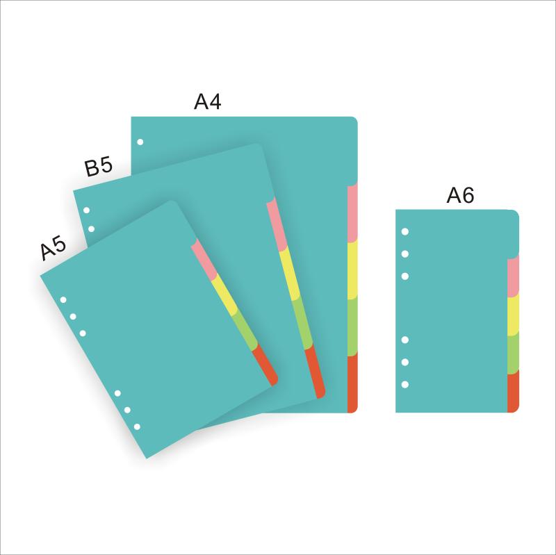 a4b5a5a6记事本多功能替换纸内芯内页活页芯商务办公分类标签