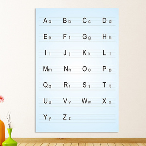 26个英文字母表海报小学英语字母表大小写教学挂图贴墙画订做39