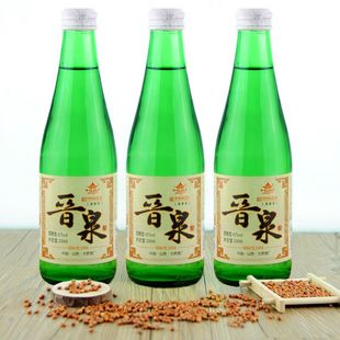 山西太原酒厂晋泉高粱白 42度 300ml*3瓶 高粱白酒 裸瓶 山西特产