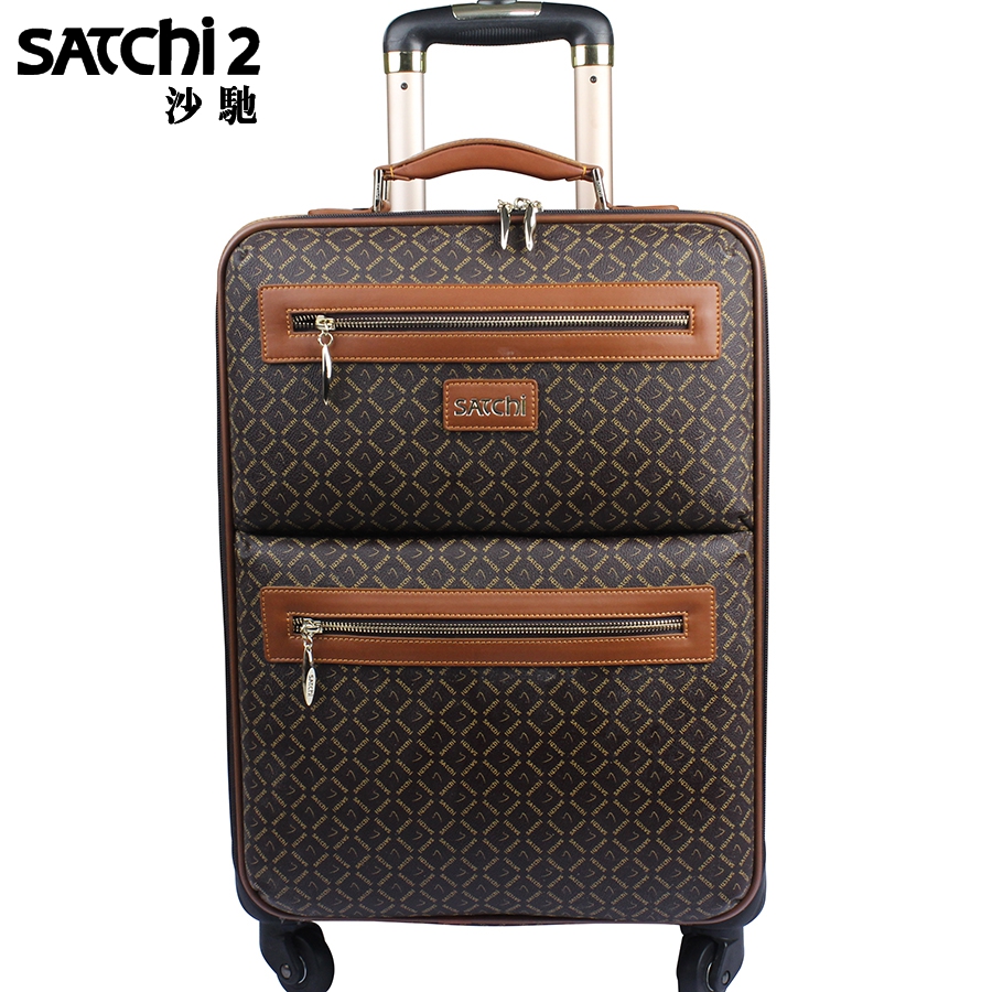 SATCHI沙驰拉杆箱【专柜新款】18"登机箱 行李箱包JS518007-3FC