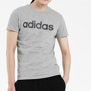 包邮adidas阿迪达斯NEO男短袖17新品休闲T恤BR4066 AY9607短袖男