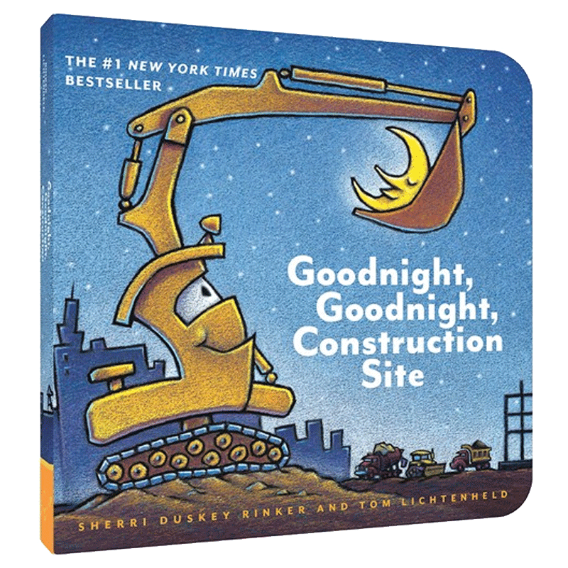 Goodnight, Goodnight, Construction Site晚安建筑工地（新版）英文儿童绘本适合3-6岁