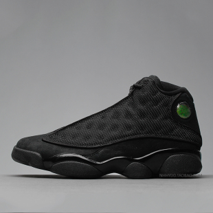 牛哄哄air jordan13 blackcat aj13黑猫 3m反光884129-414571-011