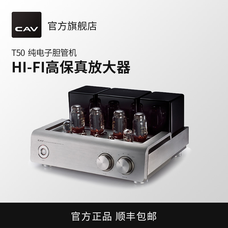 CAV T50丽声音响T50纯电子管胆机功放 HI-FI发烧级高保真放大器