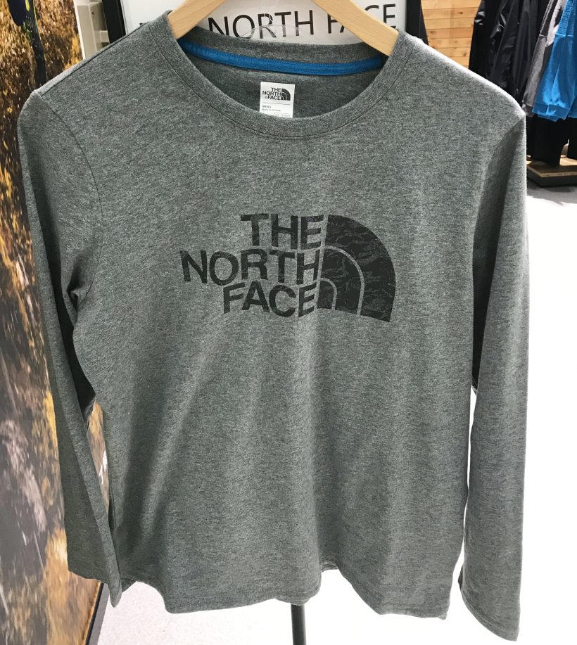 TheNorthFace北面2017秋冬男式户外吸湿长袖圆领T恤365X|NF0A365X