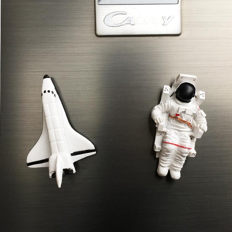 美国旅游纪念冰箱贴立体宇航员航天飞机磁力贴冰箱贴 创意伴手礼