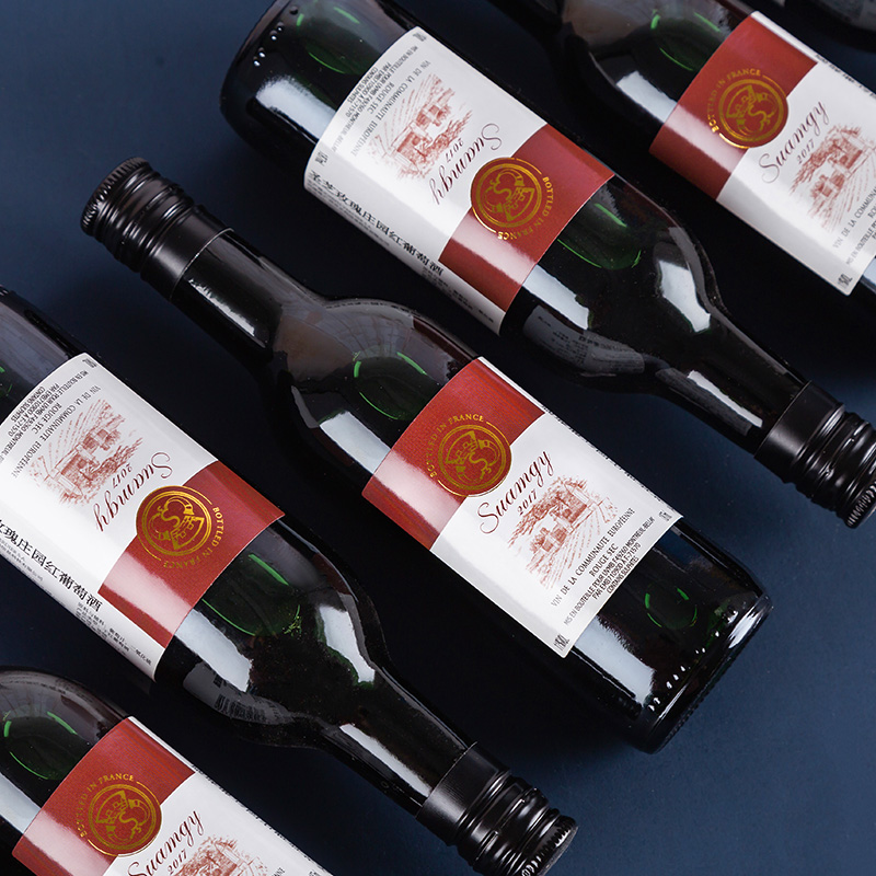 圣芝小瓶红酒法国原装原瓶进口玫瑰庄园干红葡萄酒整箱6支装187ml
