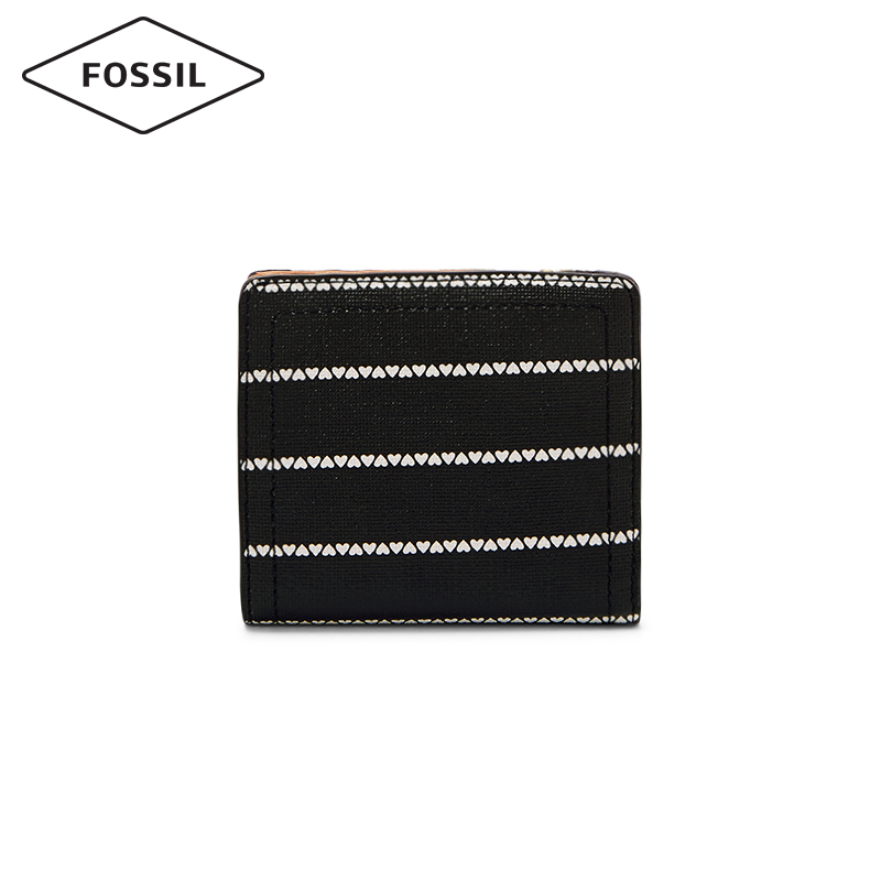 Fossil2019年春季新款个性小巧花色轻便硬币包女士短款钱包SL7826