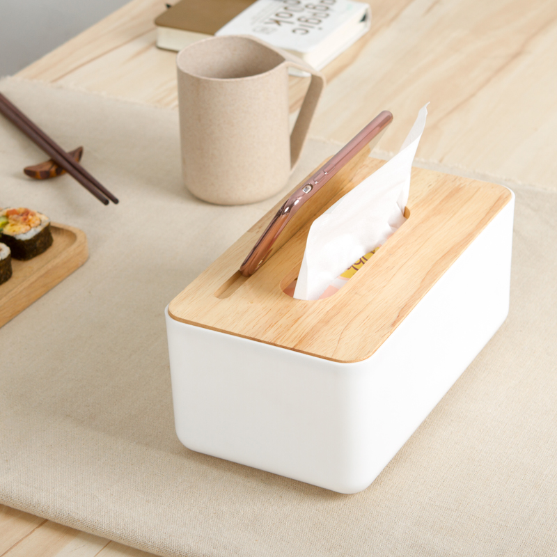 抽纸盒木质纸巾盒创意家用餐巾纸盒客厅茶几车简约纸抽盒可爱北欧