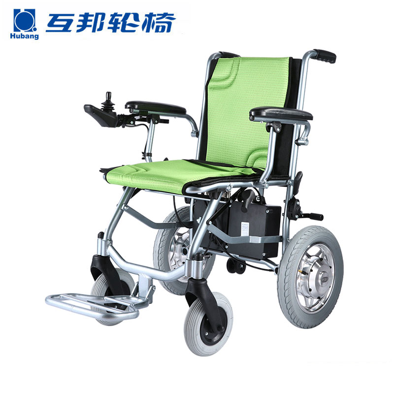 互邦电动轮椅车HBLD3-A 轻便折叠智能锂电老年残疾人铝合金代步df